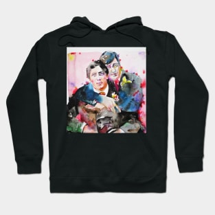 OSCAR WILDE and LORD ALFRED DOUGLAS watercolor portrait.1 Hoodie